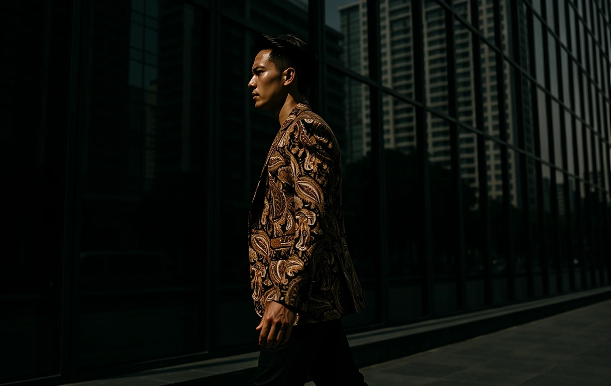 Modern Indonesian Street Perspective