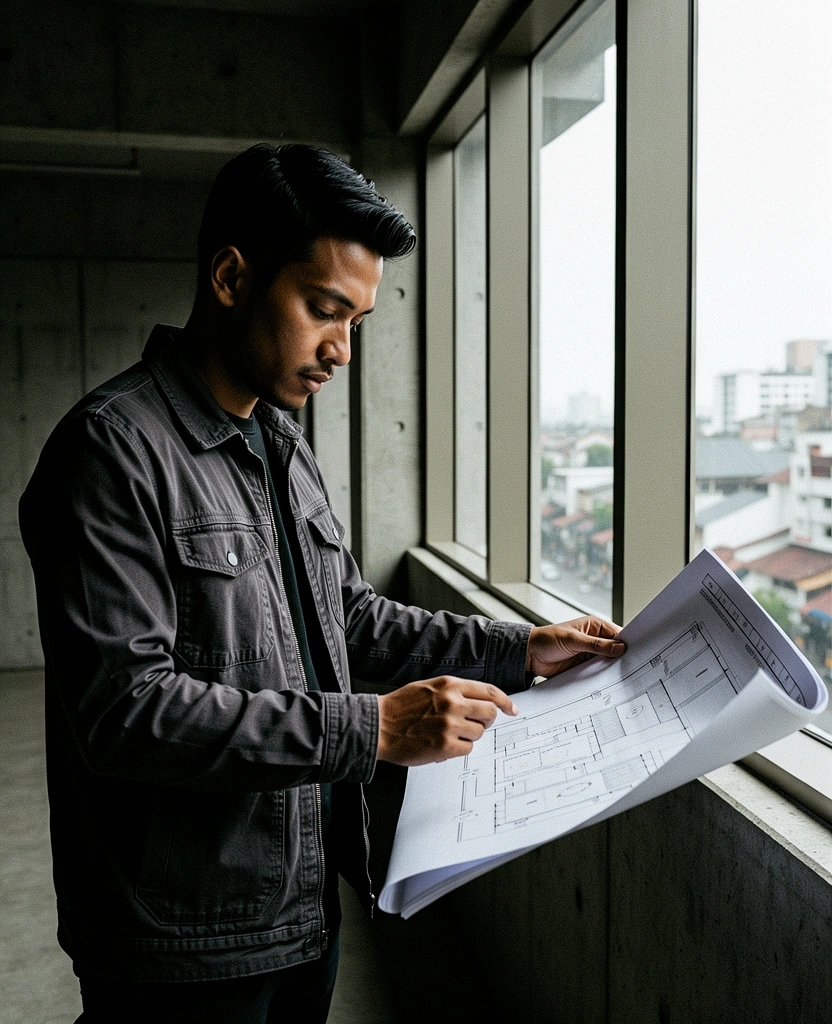 Modern Indonesian urban perspective